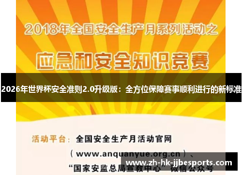 2026年世界杯安全准则2.0升级版：全方位保障赛事顺利进行的新标准